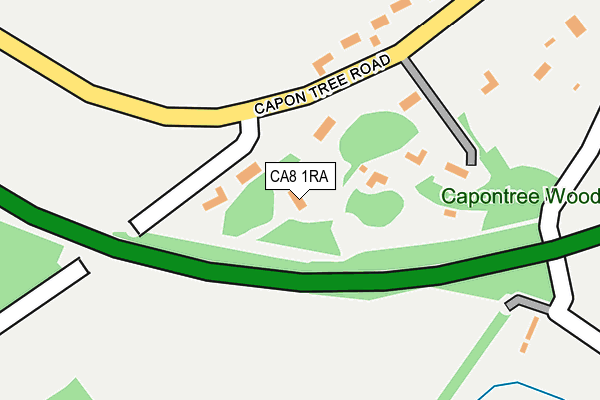 CA8 1RA map - OS OpenMap – Local (Ordnance Survey)
