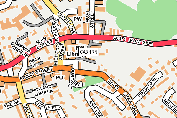 CA8 1RN map - OS OpenMap – Local (Ordnance Survey)