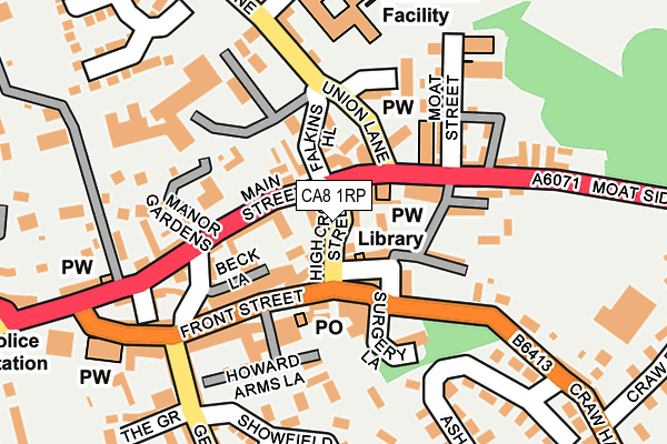 CA8 1RP map - OS OpenMap – Local (Ordnance Survey)