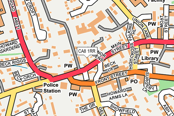CA8 1RR map - OS OpenMap – Local (Ordnance Survey)