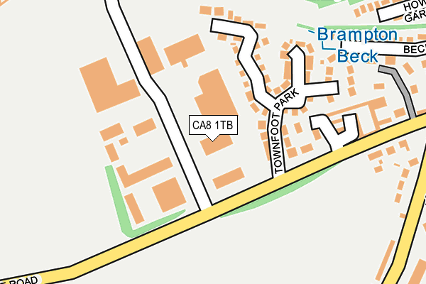 CA8 1TB map - OS OpenMap – Local (Ordnance Survey)