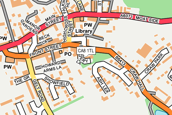 CA8 1TL map - OS OpenMap – Local (Ordnance Survey)