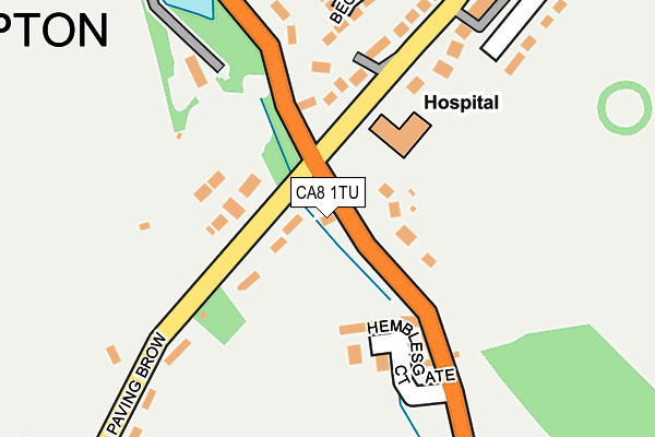 CA8 1TU map - OS OpenMap – Local (Ordnance Survey)