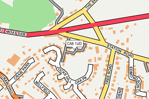 CA8 1UD map - OS OpenMap – Local (Ordnance Survey)