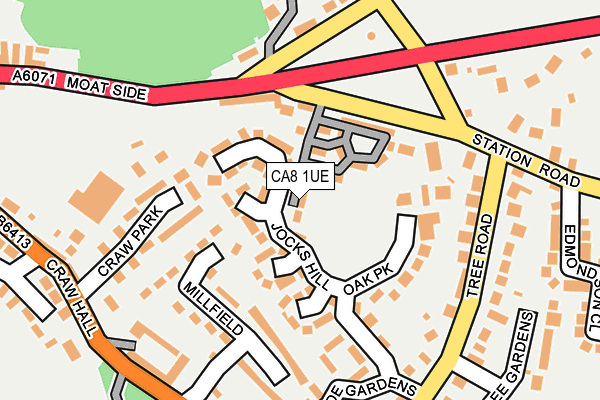 CA8 1UE map - OS OpenMap – Local (Ordnance Survey)