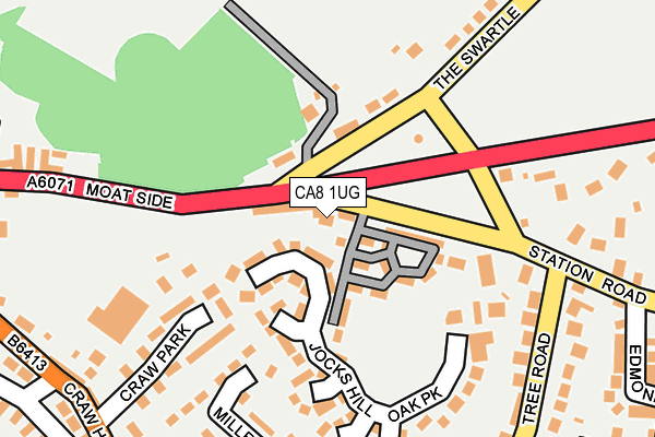 CA8 1UG map - OS OpenMap – Local (Ordnance Survey)