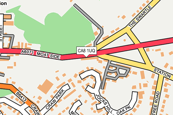 CA8 1UQ map - OS OpenMap – Local (Ordnance Survey)