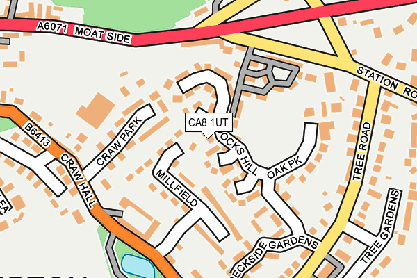 CA8 1UT map - OS OpenMap – Local (Ordnance Survey)
