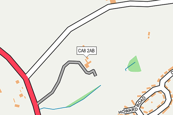CA8 2AB map - OS OpenMap – Local (Ordnance Survey)