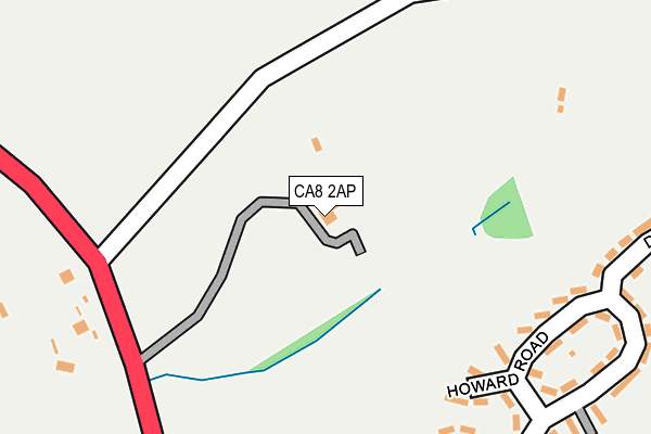 CA8 2AP map - OS OpenMap – Local (Ordnance Survey)