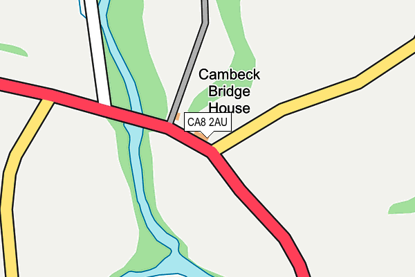 CA8 2AU map - OS OpenMap – Local (Ordnance Survey)