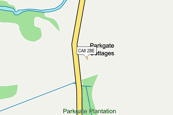 CA8 2BE map - OS OpenMap – Local (Ordnance Survey)