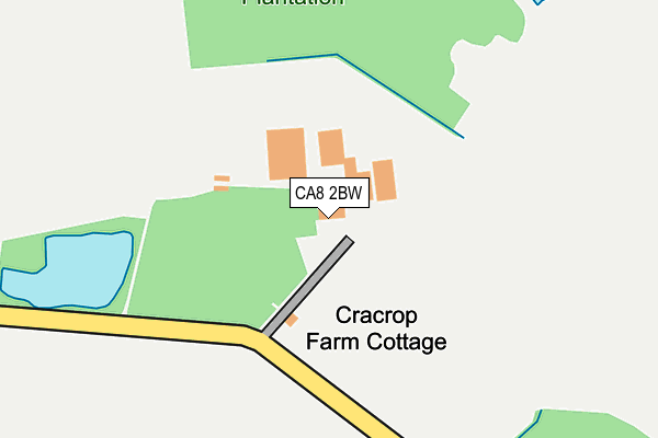 CA8 2BW map - OS OpenMap – Local (Ordnance Survey)