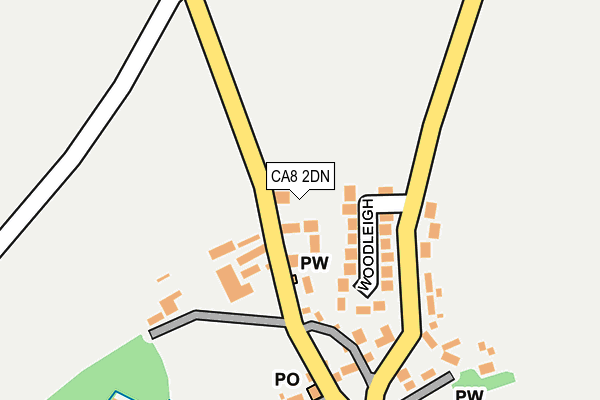 CA8 2DN map - OS OpenMap – Local (Ordnance Survey)