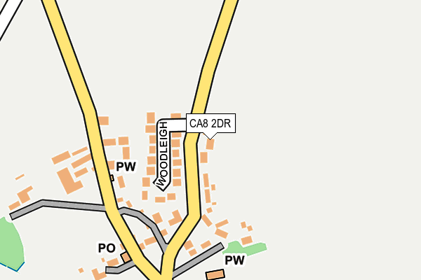 CA8 2DR map - OS OpenMap – Local (Ordnance Survey)