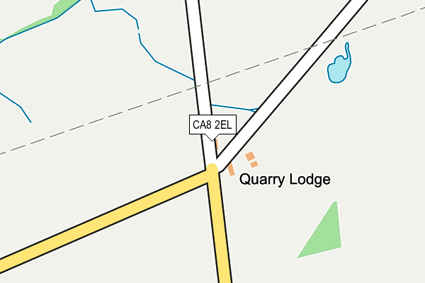 CA8 2EL map - OS OpenMap – Local (Ordnance Survey)