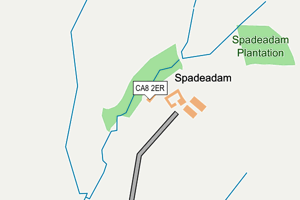 CA8 2ER map - OS OpenMap – Local (Ordnance Survey)