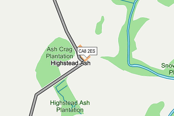 CA8 2ES map - OS OpenMap – Local (Ordnance Survey)