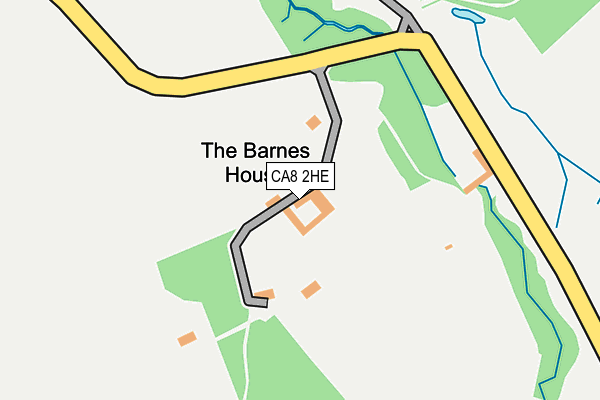 CA8 2HE map - OS OpenMap – Local (Ordnance Survey)
