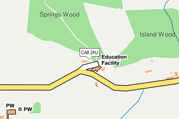 CA8 2HJ map - OS OpenMap – Local (Ordnance Survey)