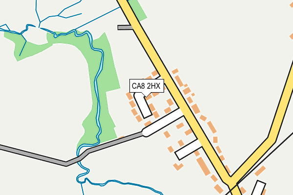 CA8 2HX map - OS OpenMap – Local (Ordnance Survey)