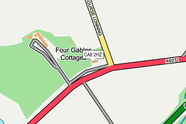 CA8 2HZ map - OS OpenMap – Local (Ordnance Survey)