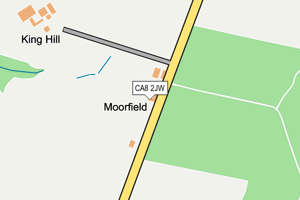 CA8 2JW map - OS OpenMap – Local (Ordnance Survey)