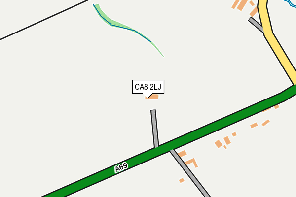 CA8 2LJ map - OS OpenMap – Local (Ordnance Survey)