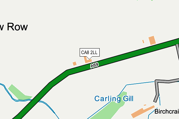 CA8 2LL map - OS OpenMap – Local (Ordnance Survey)