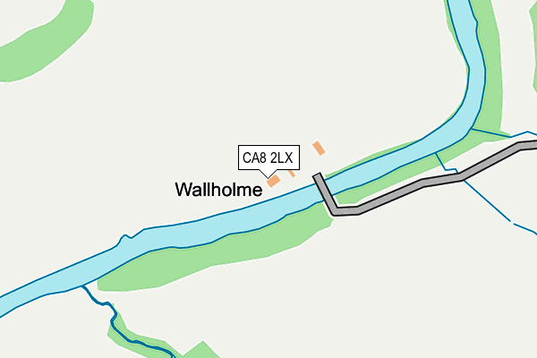 CA8 2LX map - OS OpenMap – Local (Ordnance Survey)