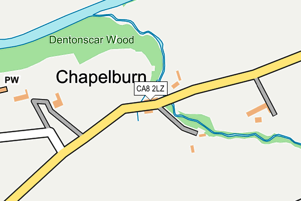 CA8 2LZ map - OS OpenMap – Local (Ordnance Survey)