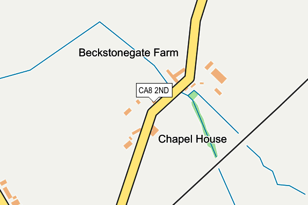 CA8 2ND map - OS OpenMap – Local (Ordnance Survey)