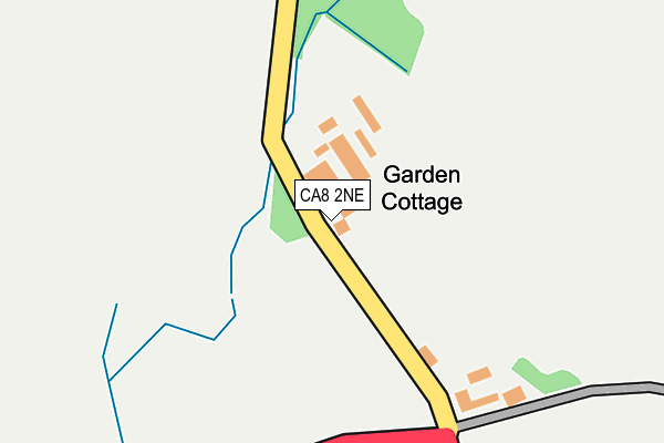 CA8 2NE map - OS OpenMap – Local (Ordnance Survey)