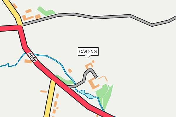 CA8 2NG map - OS OpenMap – Local (Ordnance Survey)