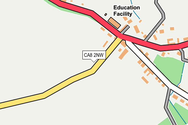 CA8 2NW map - OS OpenMap – Local (Ordnance Survey)