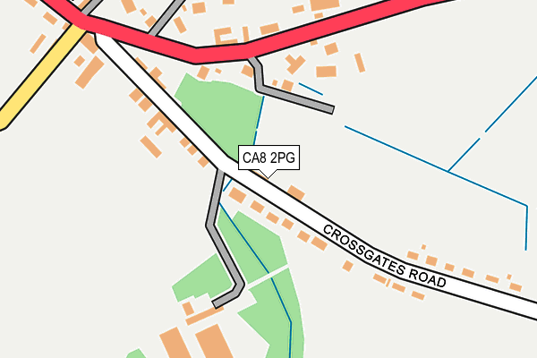 CA8 2PG map - OS OpenMap – Local (Ordnance Survey)