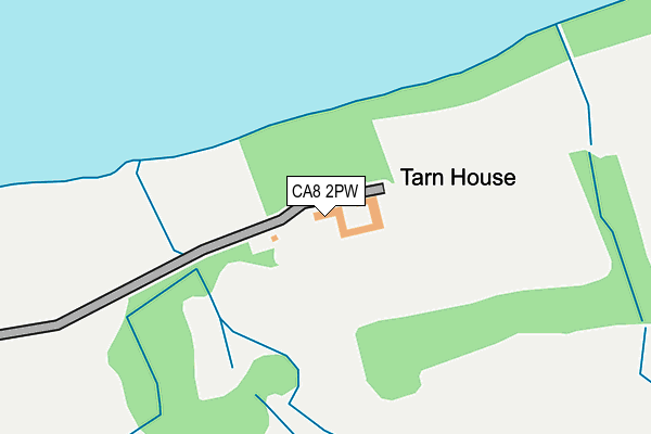 CA8 2PW map - OS OpenMap – Local (Ordnance Survey)