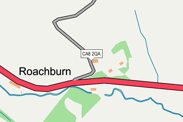 CA8 2QA map - OS OpenMap – Local (Ordnance Survey)