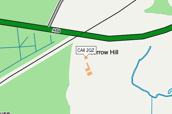 CA8 2QZ map - OS OpenMap – Local (Ordnance Survey)