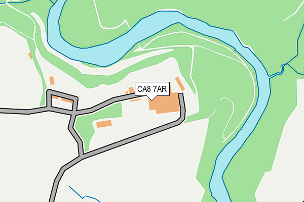 CA8 7AR map - OS OpenMap – Local (Ordnance Survey)