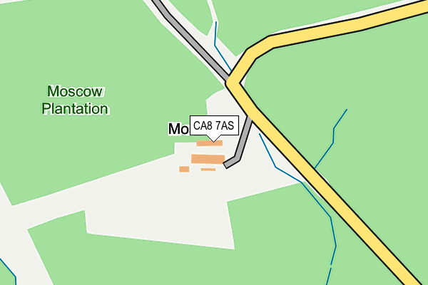 CA8 7AS map - OS OpenMap – Local (Ordnance Survey)