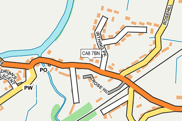CA8 7BN map - OS OpenMap – Local (Ordnance Survey)