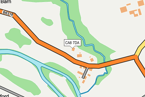 CA8 7DA map - OS OpenMap – Local (Ordnance Survey)