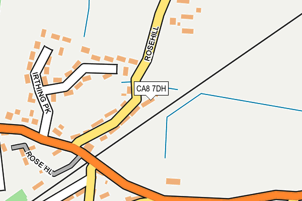 CA8 7DH map - OS OpenMap – Local (Ordnance Survey)