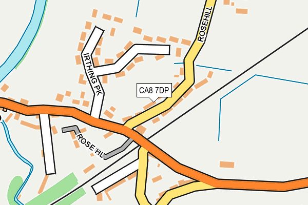 CA8 7DP map - OS OpenMap – Local (Ordnance Survey)