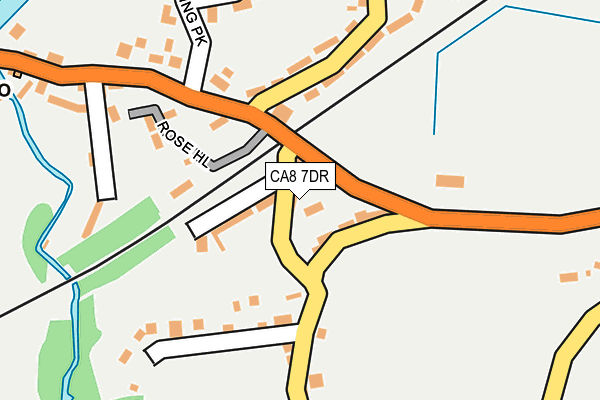 CA8 7DR map - OS OpenMap – Local (Ordnance Survey)