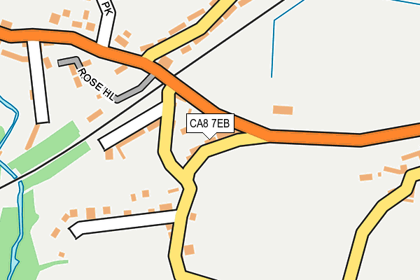 CA8 7EB map - OS OpenMap – Local (Ordnance Survey)