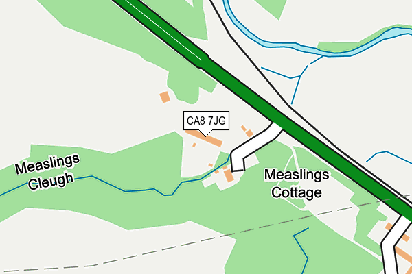 CA8 7JG map - OS OpenMap – Local (Ordnance Survey)