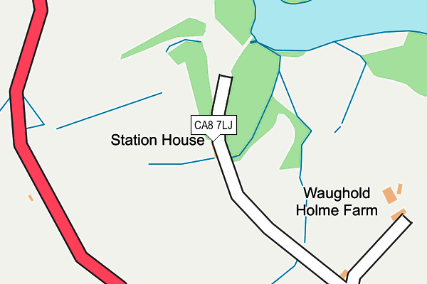 CA8 7LJ map - OS OpenMap – Local (Ordnance Survey)