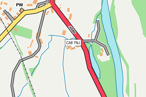 CA8 7NJ map - OS OpenMap – Local (Ordnance Survey)